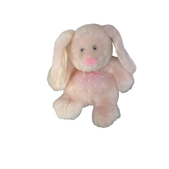 Dan Dee MTY Pink Bunny Rabbit Easter Stuffed Plush Animal Toy 9 in - Picture 1 of 6